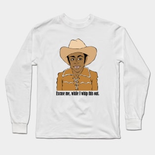 CLEAVON LITTLE BLAZING SADDLES FAN ART!! Long Sleeve T-Shirt